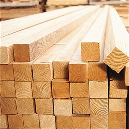 白松建筑方木模板 云杉建筑木方批发 白松木方厂家直发