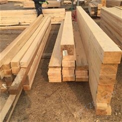 4米5米进口木方批发 进口白松铁杉花旗松建筑木方厂家_禄森木业