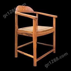 实木椅子总统椅 奥坎休闲椅泡茶椅 原木餐椅会议椅 工厂直销