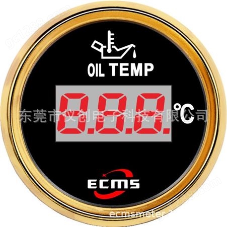 仪创 ECMS 800-00139 改装车用数显油温表 汽车仪器仪表