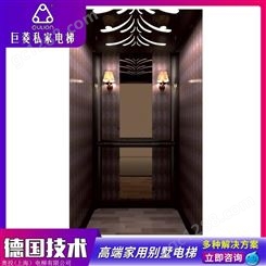 观光别墅电梯 Gulion/巨菱钢带平台式全玻璃井电梯 可私家定制