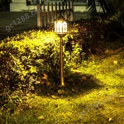 联球欧式太阳能草坪灯草地灯户外防水小区庭院灯家用led花园别墅景观1米小路灯具