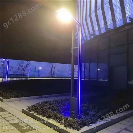 马路方形道路灯检修户外方灯公园绿化商场庭院灯4米100W景观灯