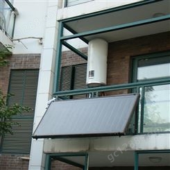 阳光亿家 平板式阳台壁挂太阳能 环保节能升温快