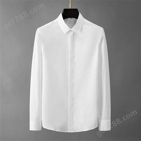 男女白色长袖衬衫 办公室衬衫 南京荣赞厂家定制销售