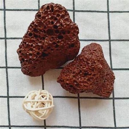 火山石供应商 红色黑色火山石 规格按客户需求