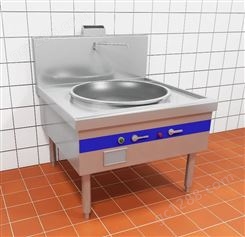 电磁炒菜炉定制 加厚大功率厨房食堂专用电磁炉 单头大锅灶