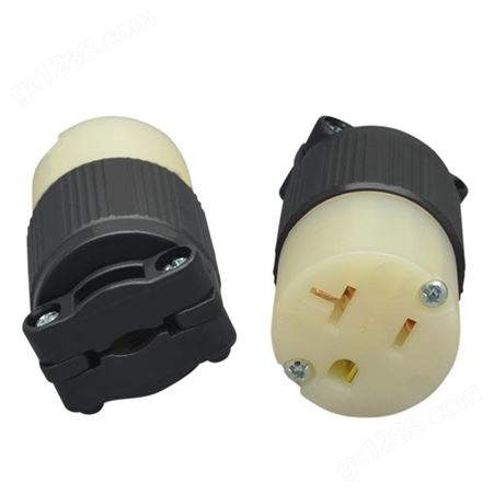 NEMA 5-20C美规美式插头连接器 美标组装插头 发电机美式装配插头