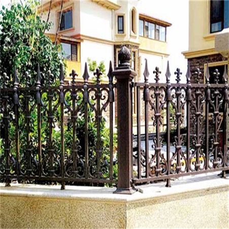 铝艺阳台护栏  铝合金阳台栏杆   别墅小院铸铝围栏