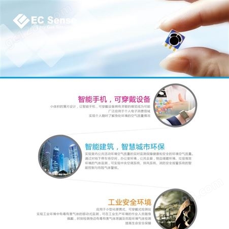 鸿瑞泰  供应EC空气质量传感器ES1-CO-100