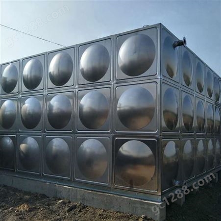 供应304不锈钢水箱 方形消防保温组合式热镀锌箱
