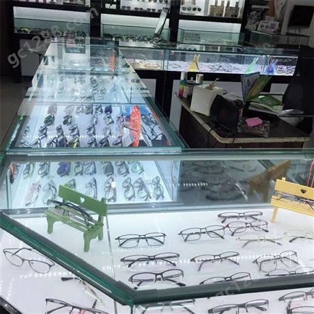 眼镜店眼镜柜台展柜展示柜多层格子太阳镜货架陈列柜架子定制