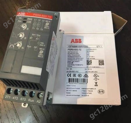 ABB软启动器PSTX370-600-70 额定电流370A 功率200kW