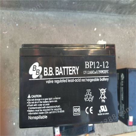BB蓄电池BP12-12 直流屏铅酸免维护12V12AH UPS/EPS储能电源
