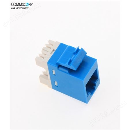 康普（COMMSCOPE 8-1375055-6六类非屏蔽模块 蓝色）