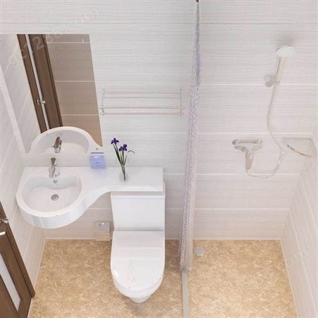 整体卫浴厂家 酒店整体浴室 淋浴房定制 整体卫生间,整体卫浴,整体浴室,集成卫生间BS1220