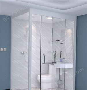 百思沐整体卫生间BLS1115直供一体卫浴 定制成品浴室 集成淋浴房