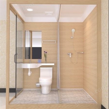 百思沐新款整体卫浴 公寓集成浴室 酒店宾馆装配式卫生间定制
