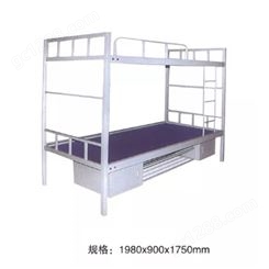 工地双层床 钢制加厚全钢铁床 上下铺宿舍学生床