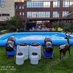 销售供应夏季户外移动支架充气水池乐园投资项目
