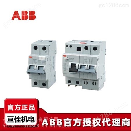ABB微型断路器 GSE202 A-C63/0.03 2P 63A 剩余电流动作断路器