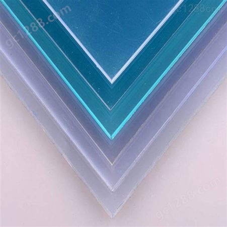 司允有机玻璃板成型加工10mmPC板雕刻打孔蓝色透明耐力板