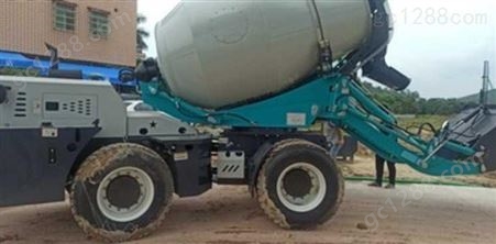 2019自动轮式水泥运输混凝泥土运输一体大型混凝混泥土平口泵车搅拌车