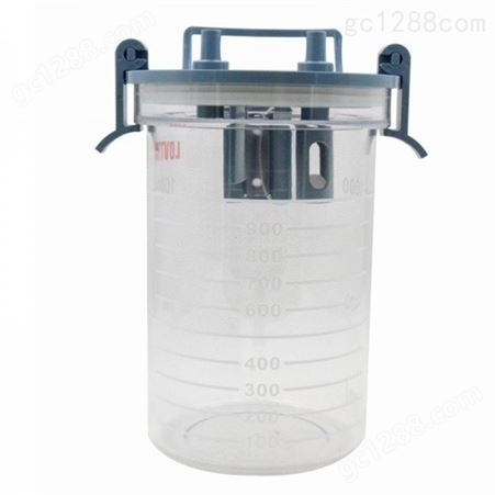 负压吸引瓶1L 集液瓶 可重复使用 负压阀配套